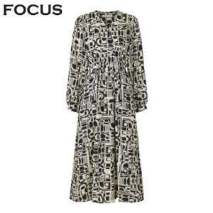 랩 믹스 패턴 원피스_VFI5S1OP3231