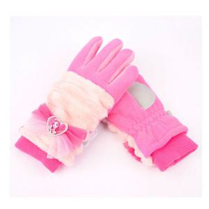 여자아이장갑 쥬쥬 리본 폴라 오지장갑 선택 여아동 방한 손가락