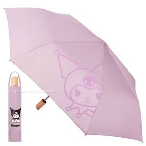 유아우산 쿠로미 빅빼꼼 안전한 55 3단 자동우산 퍼플
