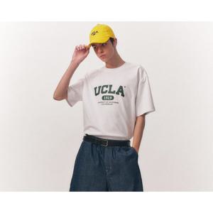 [유씨엘에이]남여공용 리싸이클 빅로고 라운드 반팔 티셔츠 ( UBRST83 )