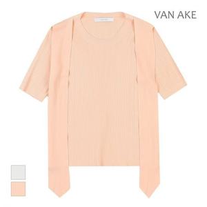 [반에이크]MARIO슬림 숄카라 반팔니트_VB26KTM309Z