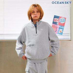 [오션스카이] 남아 반집업 맨투맨 티셔츠-CEJB5119B0B