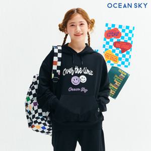 [오션스카이] 여아 데일리 그래픽 후드 티셔츠-CEJG5164B03