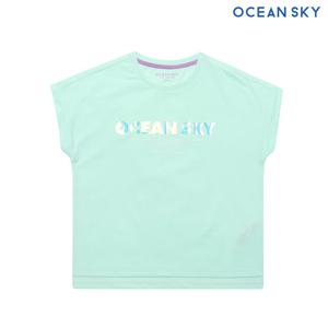 [오션스카이] 여아 민소매 롤업 티셔츠-CCJG5951E0S