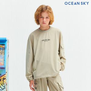 [오션스카이] 남아 소매포켓 스트레치 맨투맨 티셔츠-CEJB5121B0X