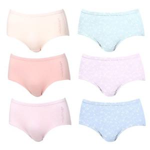 [TRY]여성 삼각팬티 맥시포인티유색J3매 택1 엄마팬티 면100 국내산