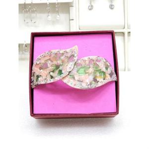 로뎀 세이브존05 프랑스 스와로브스키 나뭇잎 자동핀(멀티핑크)01 RDA23040142