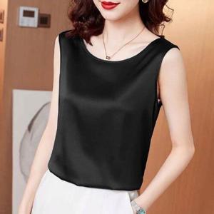 [잇백잇슈]실키나시블라우스 민소매티 이너 단독 여성데일리룩