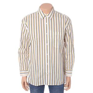 [뱅뱅]남녀공용 오버핏 줄무늬 면 남방 NSK117