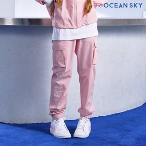 [오션스카이][썸머팬츠] 여아 레터링 포인트 조거팬츠-CBJG2255C0P