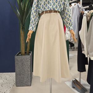 [멜로디가든]베베 면 스커트 (M25S2S107 아이보리)_CA