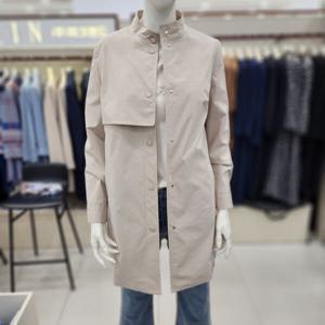 [프렐린]하이넥 슬림 트렌치 코트 ROT251031_SC