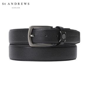 [세인트앤드류스] 남성 빅 버클 레더 벨트 811E7BT003_BK