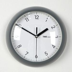 저소음벽시계 레트로 저소음 벽시계 그레이 사무실 거실 장식소품
