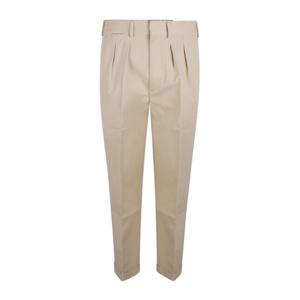 톰포드 플리츠 베이지 테일러드 코튼 진 SHP004 FMC187S25AW105