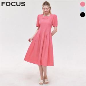 스퀘어 넥 시어서커 원피스_VFI5M1OP3111