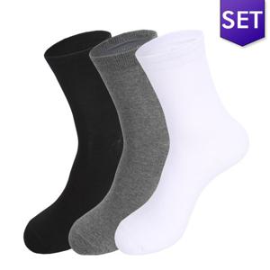 [쿠비카]빅사이즈 무지 중목 남성양말 5족세트 CD-M176