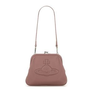 비비안웨스트우드 엠보스드 로고 비비엔 클러치 4B010009W S000