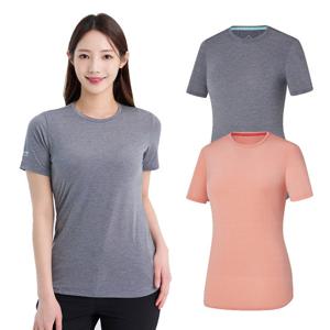 콜핑 여성 아이스본 냉감 옆트임 등산 반팔 라운드 티셔츠 KSC484ST8W