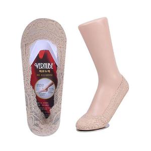 여성용 레이스실리콘 덧신양말 살색1족