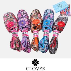 통풍성이 좋아 시원한 플라워 나염 숙녀 덧신 0450vz