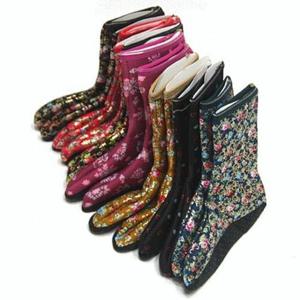 라미 요술버선바이오-중목칼라 덧신 버선 양말 방한용