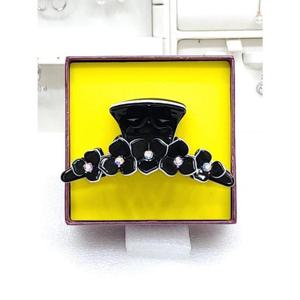 로뎀 세이브존05 프랑스 스와로브스키 10플라워 집게핀(블랙투톤)02 RDA23060085