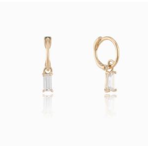 [로이드] 주문제작 바게트스톤 14k 귀찌 LOSL2055G