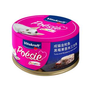 비타크래프트 포에시 컬러스 참치&라이스베리젤리 80g x 24개