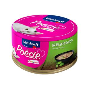 비타크래프트 포에시 컬러스 참치&파슬리그레이비 80g x 24개