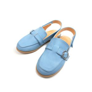 [빈]BW21AF01SB 스카이블루 스티치 배색 로퍼 샌들