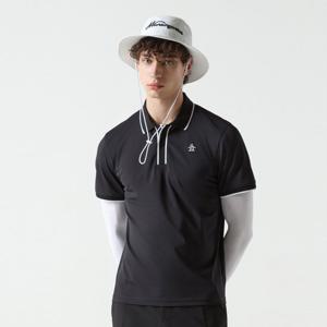 [먼싱웨어]남성 경량 스트레치 반팔티셔츠 블랙(MQ221MTS4A)