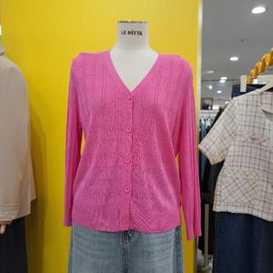 르피타 DP01 브이넥가디건 L252BKT455