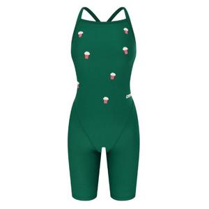 [아레나] 플러피프렌즈2 팝콘 선수 4부 싱글크로스 스트랩백 수영복 A5SL1CE02GRN