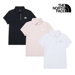 노스페이스 여성 아이스 그린 반팔 폴로 NT7PQ31
