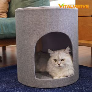 리오 고양이 숨숨집 스툴의자