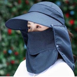 치마 썬캡 과수원 햇빛 가리개 모자 마스크형 썬캡