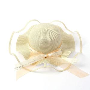 이시아르 여성 나들이 리본 비치모자 햇빛가리개