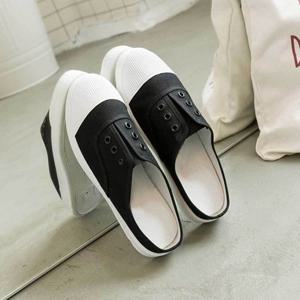 슬립온 캔버스뮬 여자 데일리 여름 슈즈 캐주얼