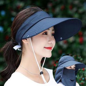 마스크 썬햇 캡모자 얼굴 햇빛가리개 할머니 농사밭일