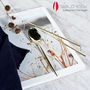 (포르투칼 벨로아이녹스) 스피릿 티타늄 샴페인 한식 수저세트 (유광) 부부수저세트 신혼부부수저 신혼부부