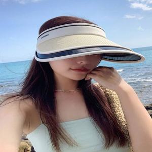 햇빛차단 2단돌돌이 라탄썬캡 돌돌이썬캡 여름썬캡 3