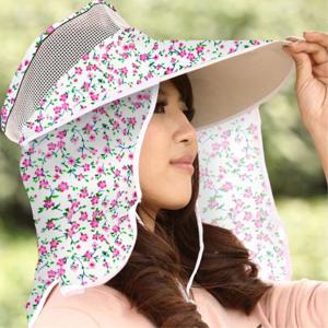 여성용 썬캡 자외선 차단 밭일 모자 과수원 비치 잡화