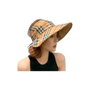 커플패션모자 챙넓은 1P 트렌드 양면 체크 데일리 골