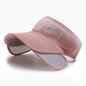 사이드 챙 조절 여성썬캡 (핑크)