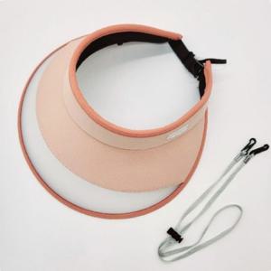 휴대용썬캡 UV차단 소프트 와이드 썬캡 핑크