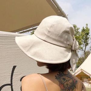 LEA-B321 린넨 벙거지 버킷햇