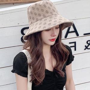 여자벙거지모자 바캉스 패턴 모자 양면 사용 캐주얼룩