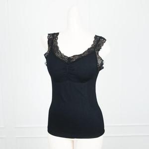 여성 밍크 기모 나시 캡 브라탑