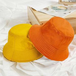 비비드컬러 짧은챙 벙거지모자 모녀모자 커플 버킷햇